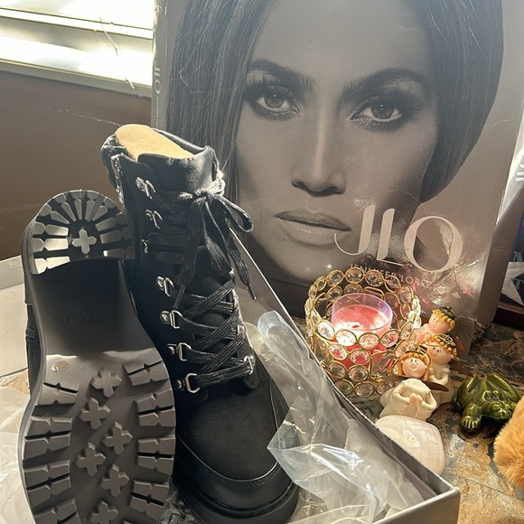 NIB J Lo Rigly boots black size 8.5 BRAND NEW! - Picture 6 of 8